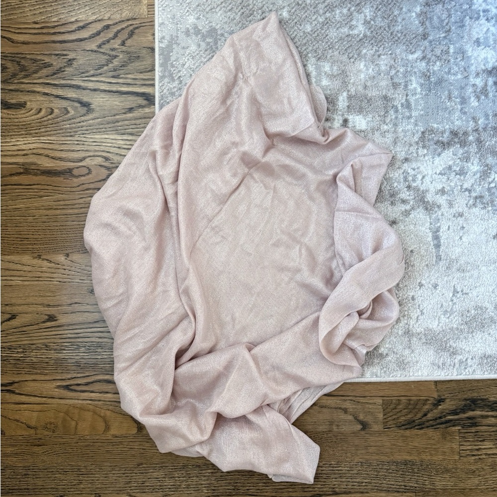 Express Pink Metallic Infinity Scarf - Picture 5 of 5